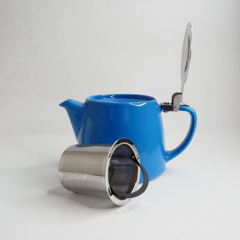 Stump Blue Teapot 2 cup - Teaspoon Tea Co