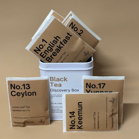 Black Loose Leaf Tea Discovery Box - Teaspoon Tea Co