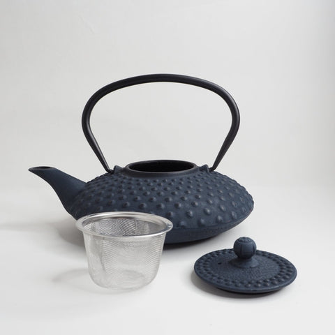 Cast Iron Blue Teapot by Bredemijer - Teaspoon Tea Co