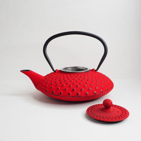 Cast Iron Red Teapot by Bredemijer - Teaspoon Tea Co