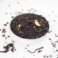 This is Orange Blossom Oolong Loose Leaf Tea from Teaspoon Tea Co.  Oolong tea is halfway between Green tea and black tea, this tea is a large leaf with Orange blossom added giving it a strong orange taste.  This speciality tea is definitely worth a try. 
