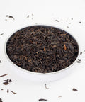 Earl Grey Tea from Teaspoon Tea Co is a quality Loose Leaf Tea.  Shown here the tea leaves are large and dark, but this specialty tea is more about what you can't see, the pungent aroma and citrus taste of bergamot.  