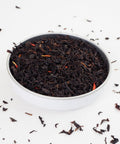 Autumn Tea from Teaspoon Tea Co is a black loose leaf tea, a flavoured tea with Redcurrant and Safflower petals.