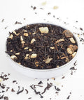 Grantham Tea, a flavoured Loose Leaf Tea from online teashop Teaspoon Tea Co.  This large leaf loose tea is a black tea with pieces of Apricot and Ginger.  Its delicious and our best selling loose leaf tea