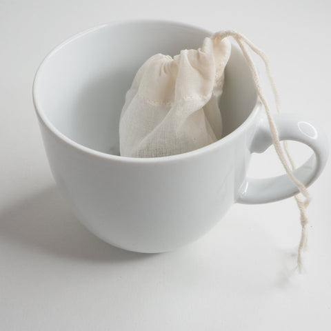 Reusable cotton tea bags x 3 - Teaspoon Tea Co