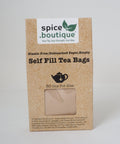Spice Boutique Self Fill Tea Bags from Teaspoon Tea Co.  For brewing loose leaf tea