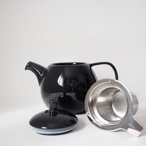 Black Curve Teapot - Teaspoon Tea Co