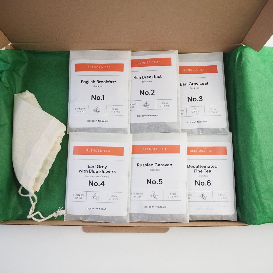 Blended Loose Leaf Tea Sample Box Teaspoon Tea Co