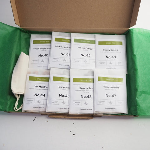 Green Loose Leaf Tea Sample Box - Teaspoon Tea Co