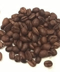 showing the coffee beans on a white background
