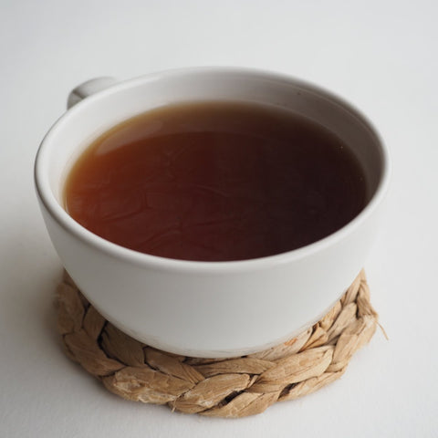 A cup of English Breakfast Tea without milk made using Loose Leaf Tea from online tea shop Teaspoon Tea Co