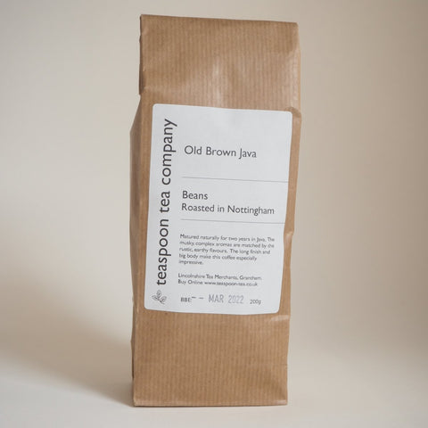Old Brown Java Coffee Beans 200g - Teaspoon Tea Co