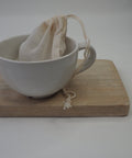 Set of 3 reusable cotton tea bags - Teaspoon Tea Co
